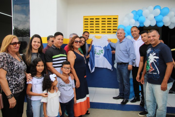 INAUGURAÇÃO DA AMPLIAÇÃO E REFORMA DA ESCOLA MUNICIPAL FELIPE DOS SANTOS COSTA