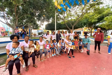 PASSEIO JUNINO COM AS CRIANÇAS DA CRECHE ESCOLA MARIA VITÓRIA CORREIA