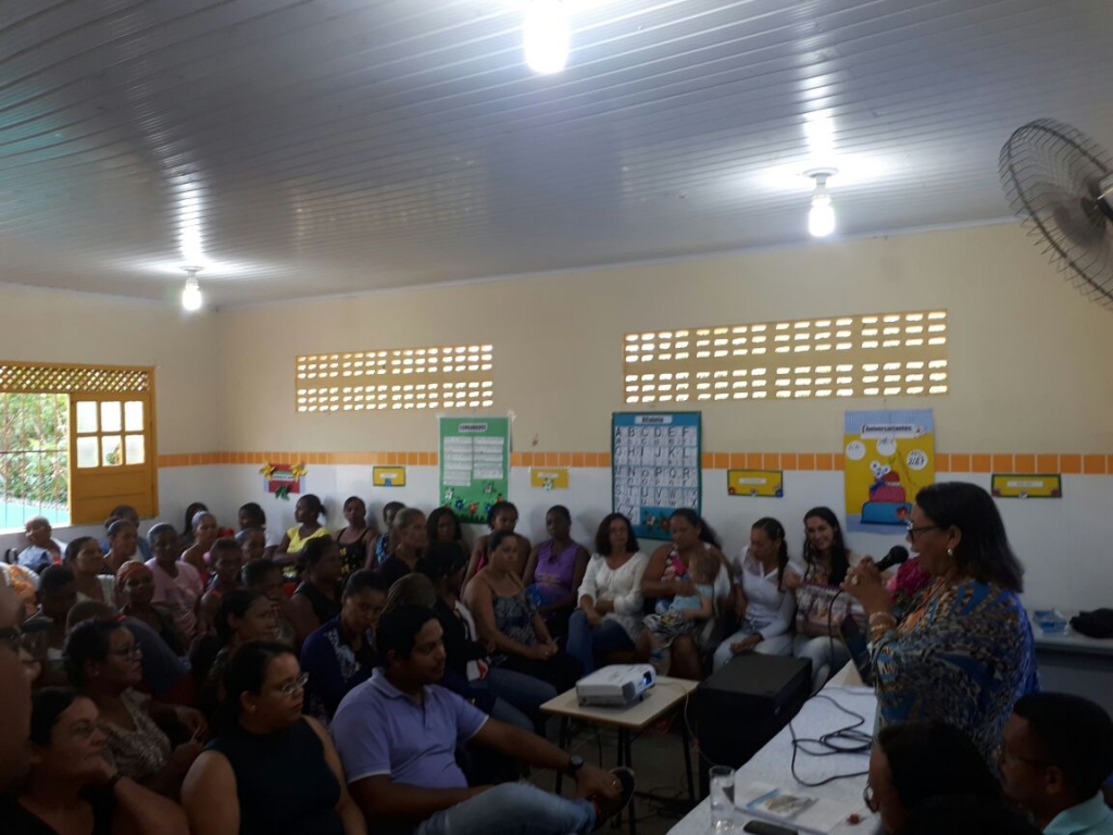 PRIMEIRA REUNIÃO DE PAIS E MESTRES DA ESCOLA MUNICIPAL LEÔNCIO HORÁCIO DE ALMEIDA