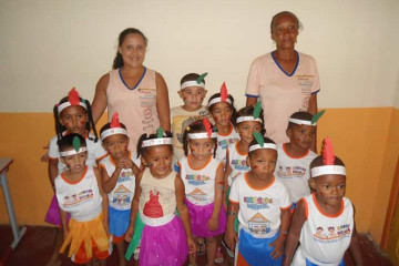 COMEMORAÇÃO AO DIA DO ÍNDIO NAS ESCOLAS DO NÚCLEO B