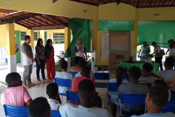 PALESTRA SOCIOEDUCATIVA E EDUCAÇÃO PRISIONAL, UM CAMINHO PARA LIBERDADE APRENDIZAGEM - ESCOLA MUNICIPAL MARIA RITA ALVES DE JESUS. 