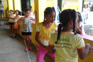 INÍCIO DO RECREIO DIRIGIDO NA ESCOLA MUNICIPAL ÉRICO SOFIA BRANDÃO