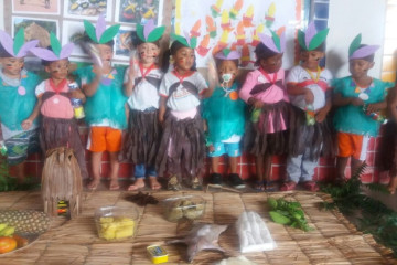 COMEMORAÇÃO DO DIA DO ÍNDIO NA CRECHE-ESCOLA MARIA VITÓRIA CORREIA