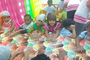 COMEMORAÇÃO DO DIA DO FOLCLORE NA CRECHE-ESCOLA MARIA VITÓRIA CORREIA