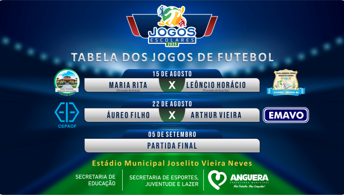 TABELA DE JOGOS