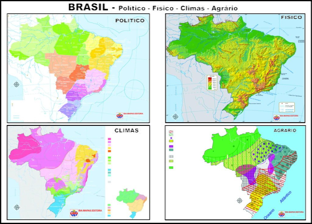AULA - MAPAS TEMÁTICOS  DO BRASIL